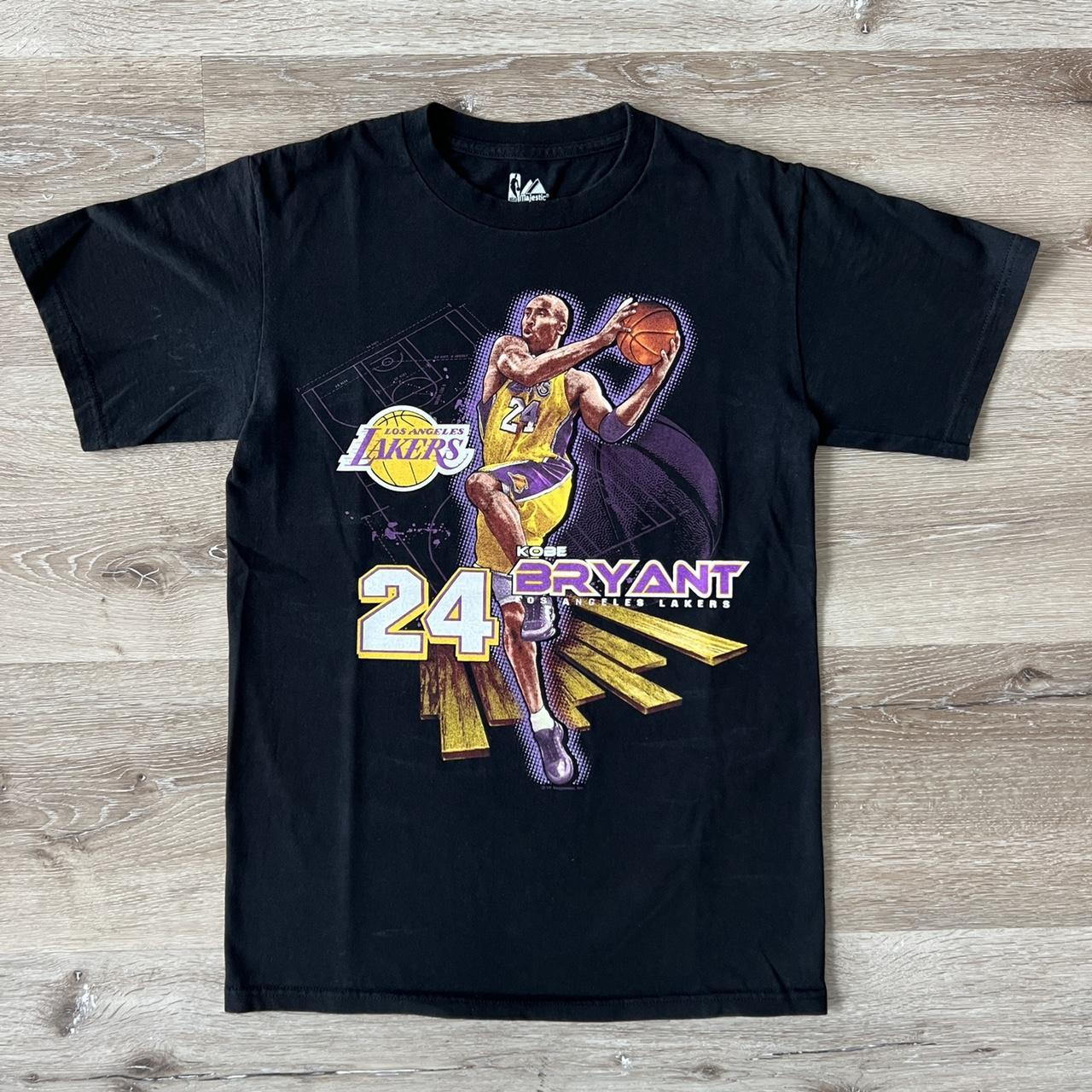 NBA Men's Black and Purple T-shirt | Depop