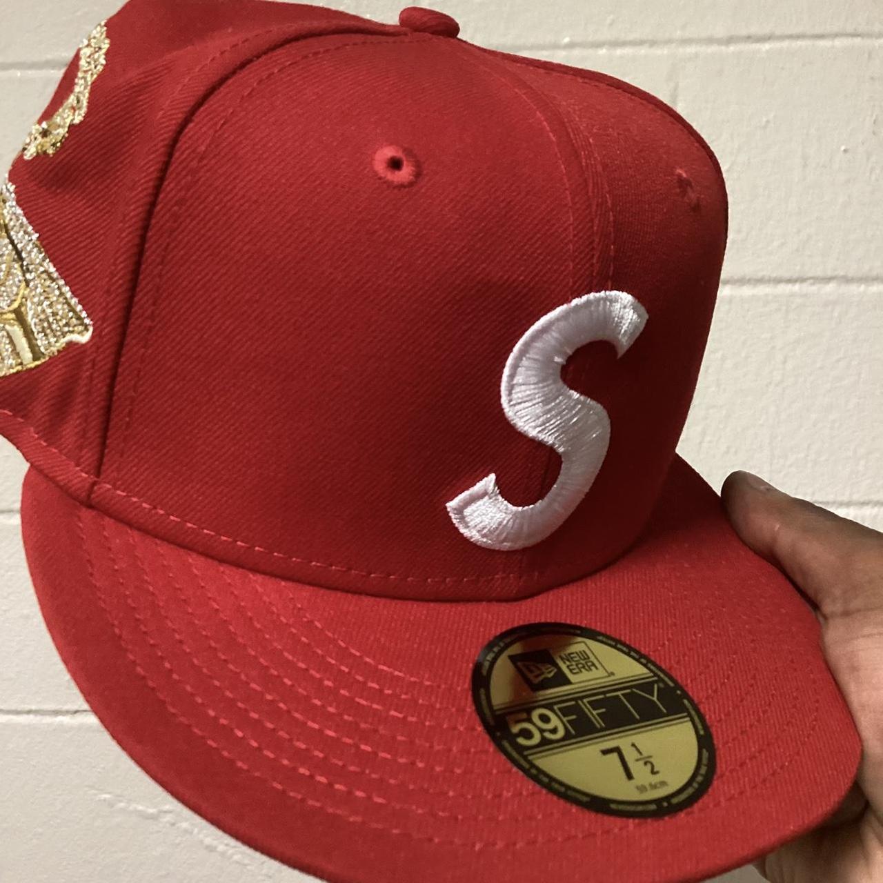 Supreme Jesus Piece S Logo Size 7 1/2 New Era | Depop