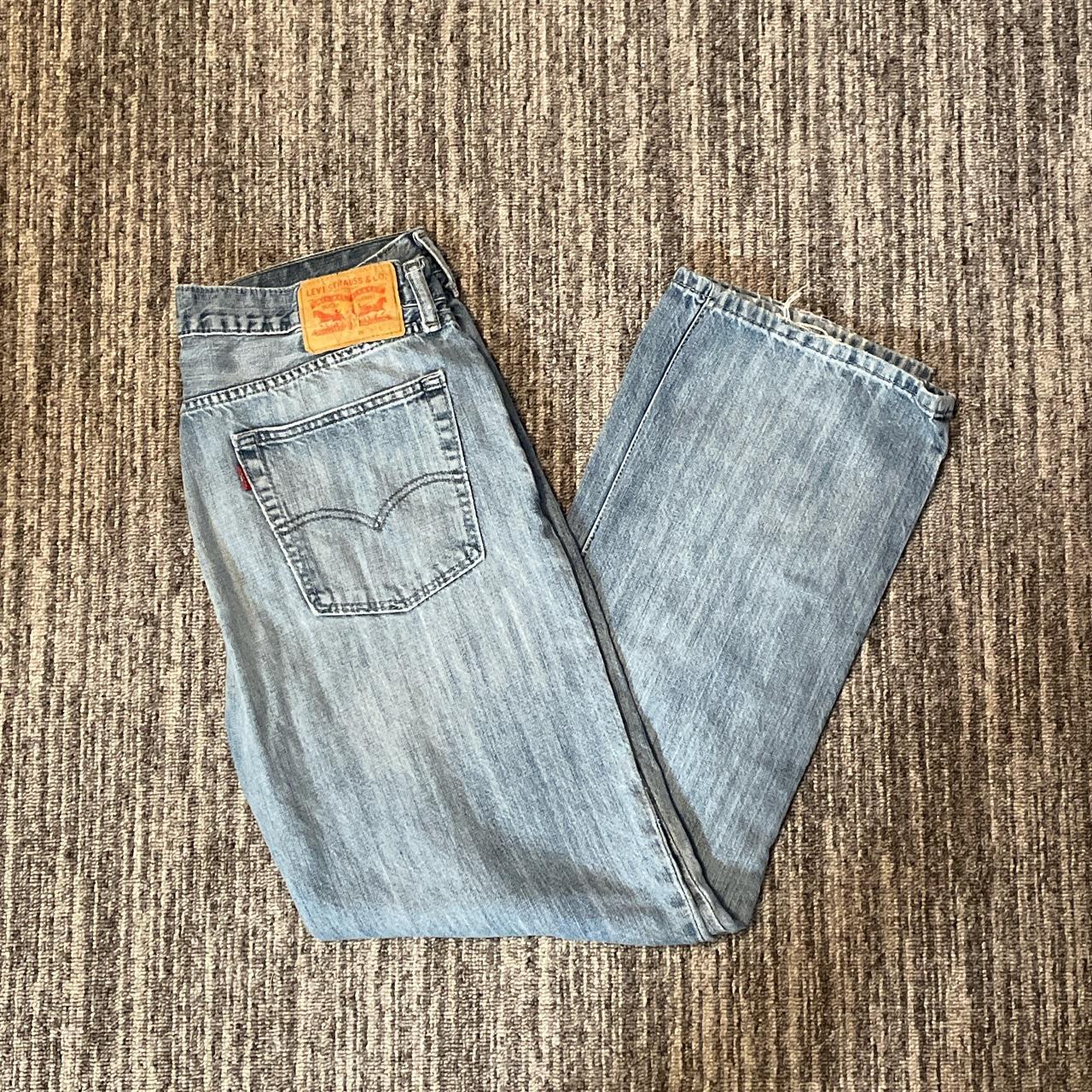 Levi 514 Jeans 36x32 Great Condition No stains... - Depop