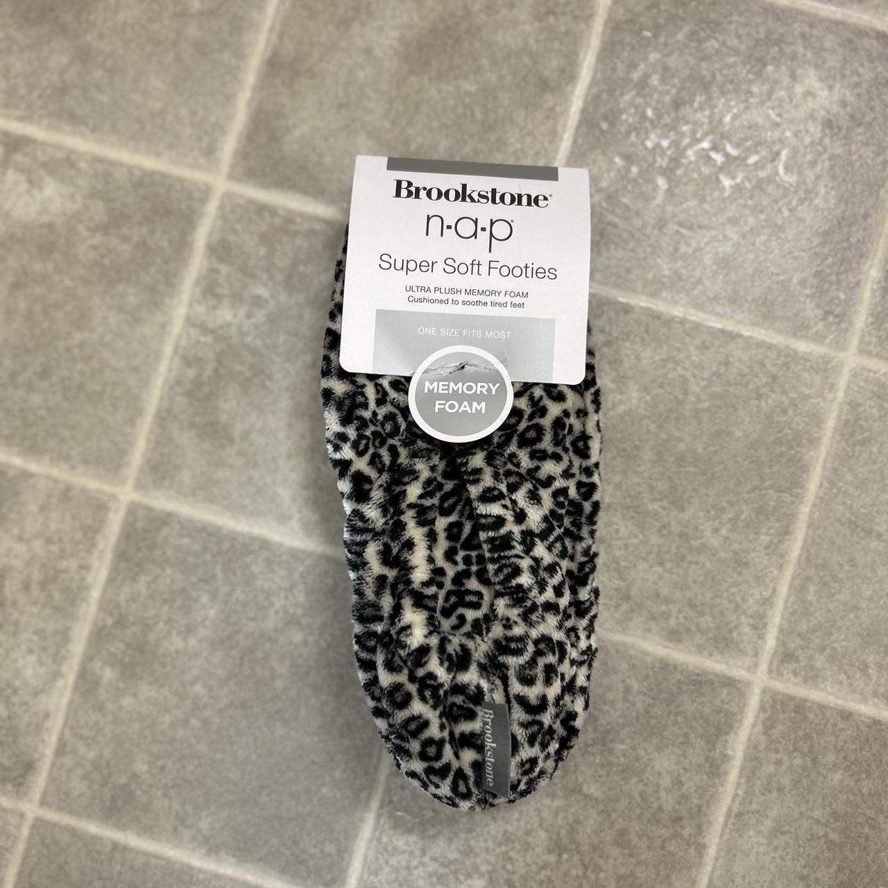 Super soft memory foam cheetah print footies. Brand Depop