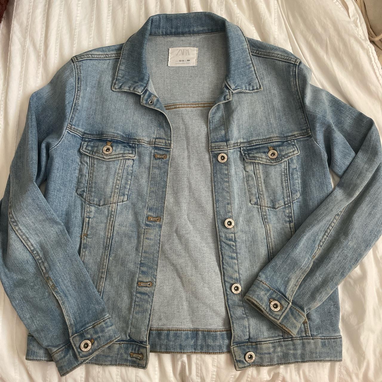 Zara Women's Blue Jacket | Depop