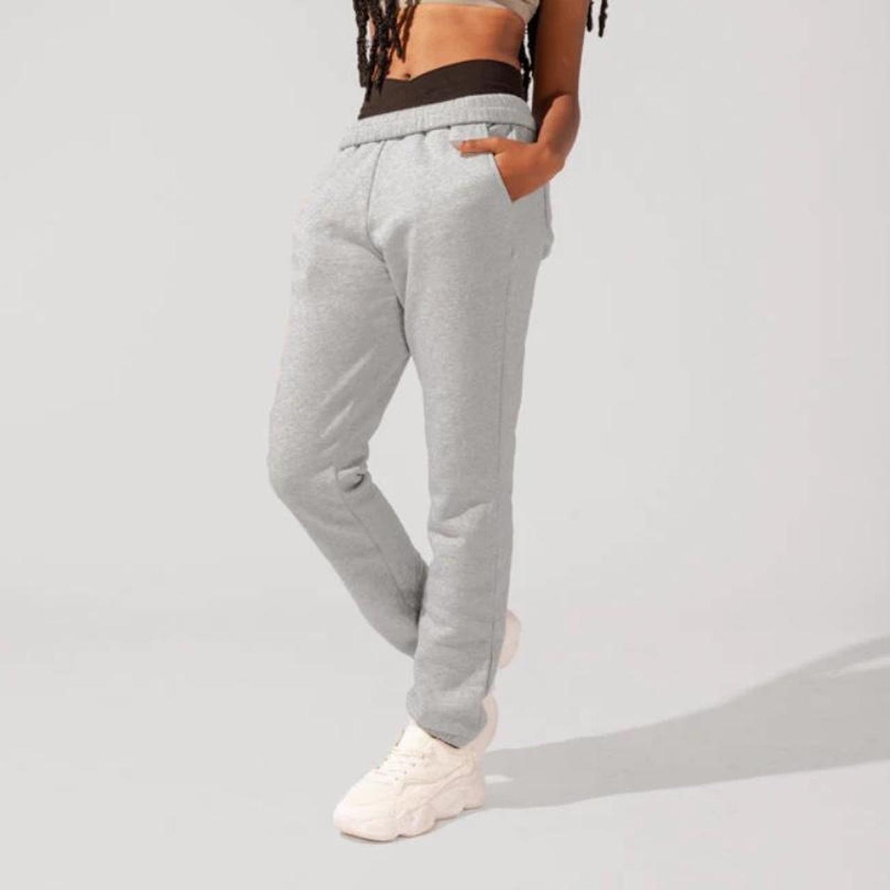 Cloud Rollover Sweatpant - White - 2X / One Size