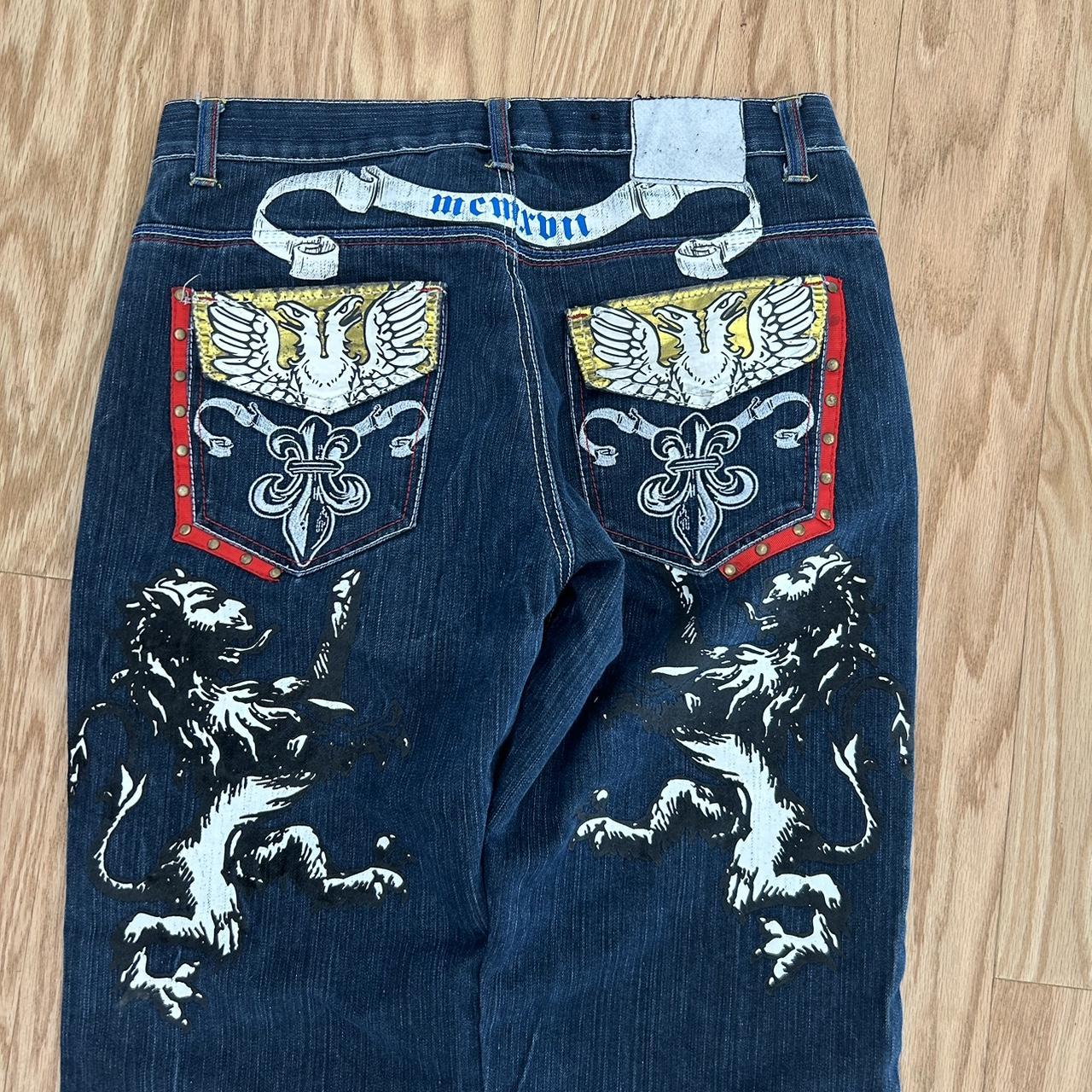 red ape jeans these so stunning, amazing details,... - Depop