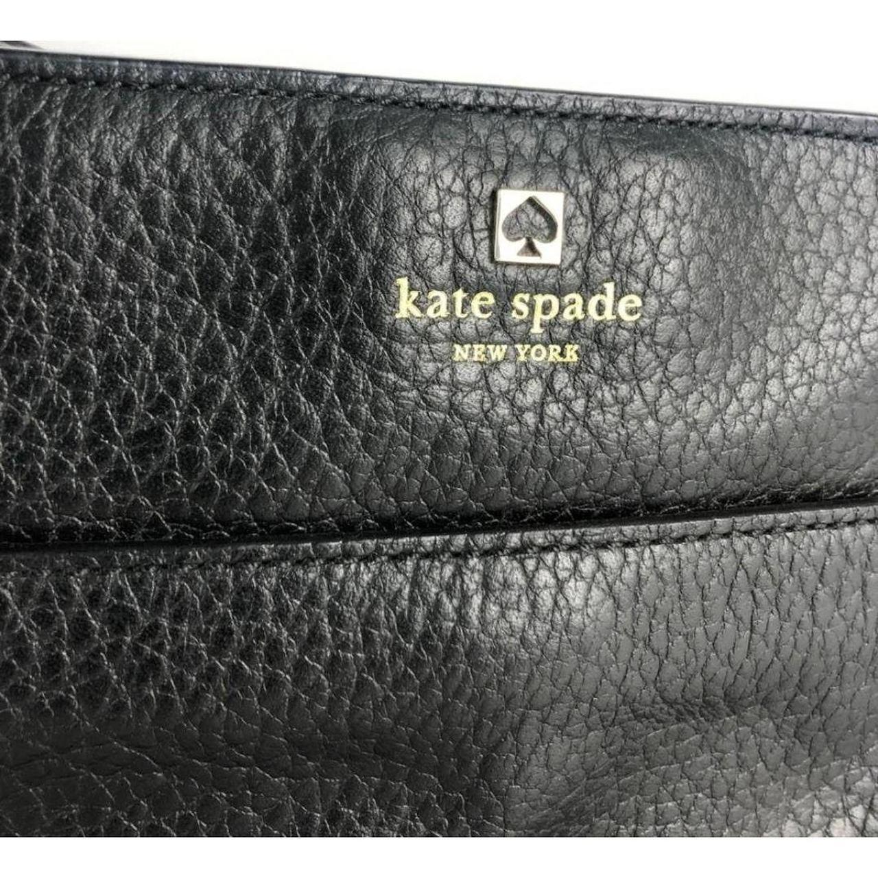 Kate Spade New York Women's Black and Gold Bag | Depop