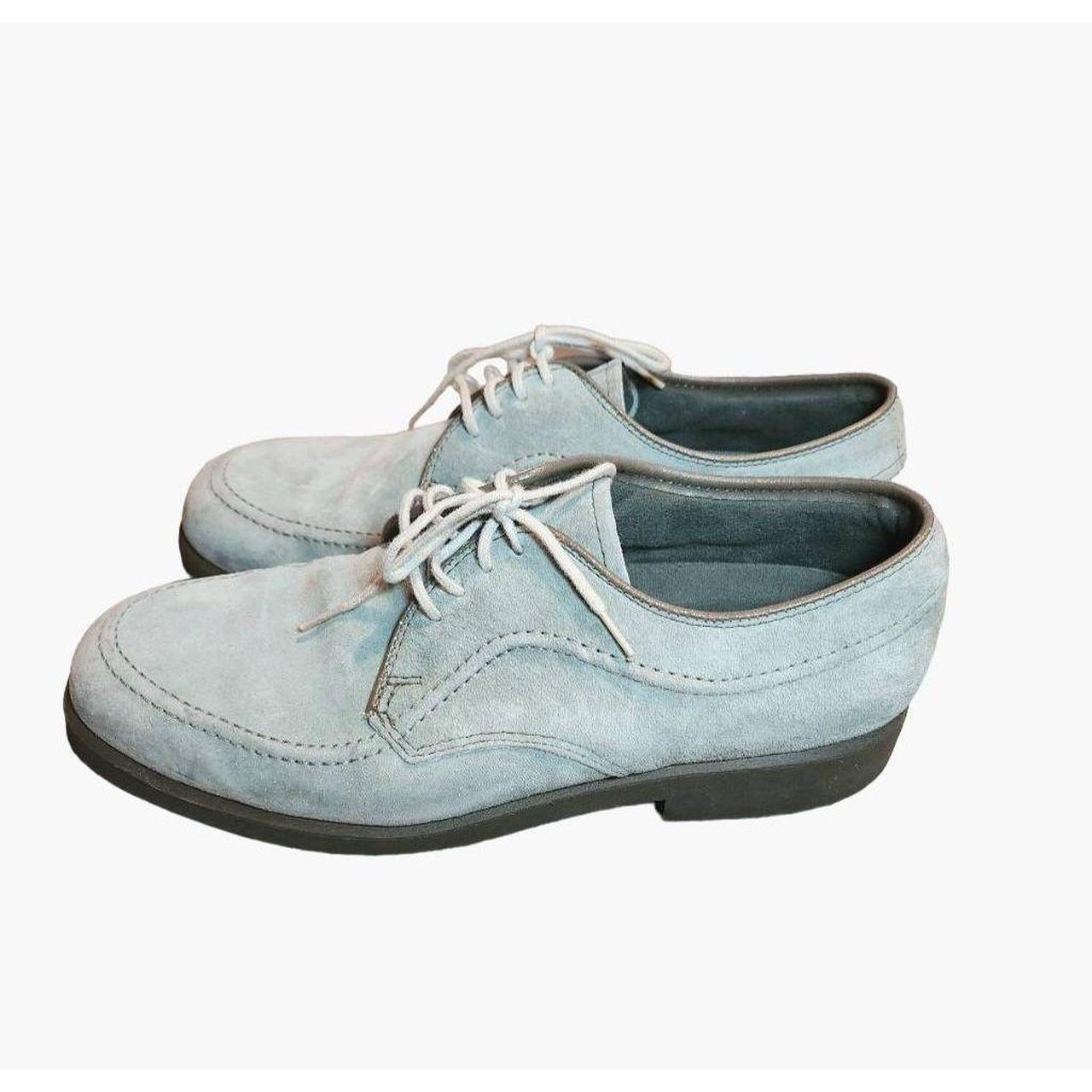 Hush Puppies Women's Green Oxfords Depop