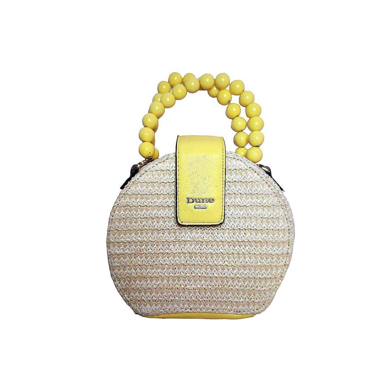 Round discount yellow bag