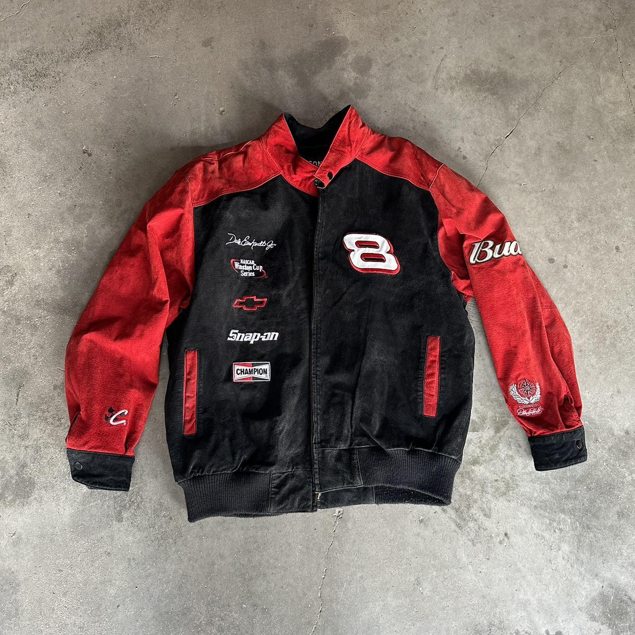 Vintage Budweiser chase authentics nascar snap-on Goodyear Chevy racing hot jacket