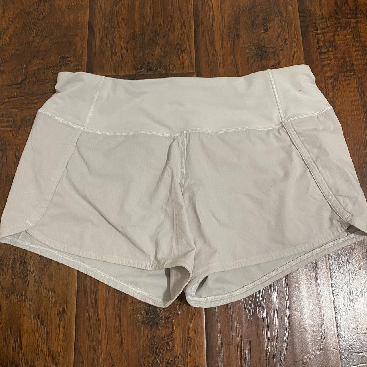 white Lululemon shorts in size 6! are worn in and... Depop