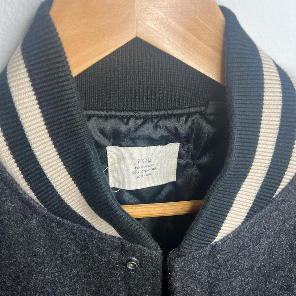 Fear of God FOG Wool Varsity Jacket - good quality... - Depop