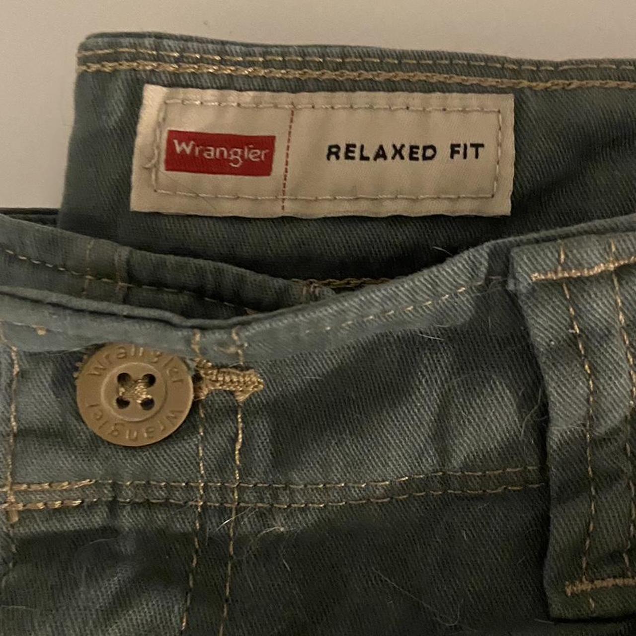 Wrangler Women's Green and Khaki Trousers (3)