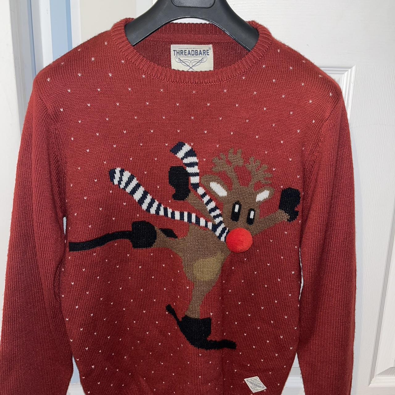 Threadbare Xmas jumper / perfect condition / worn a... Depop