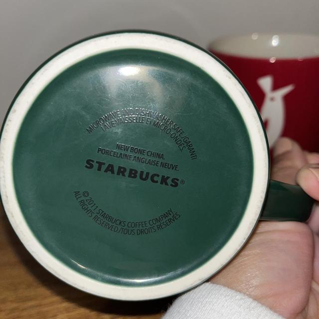 Starbucks coffee mug Dove & Mittens Christmas 2011 - - Depop