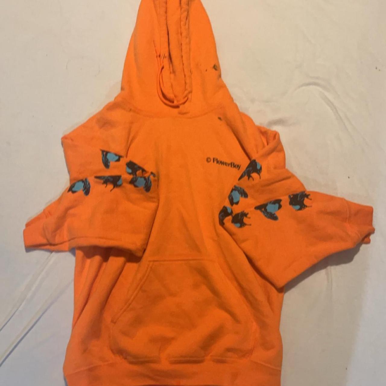 Golf wang orange save the bees hoodie has black Depop