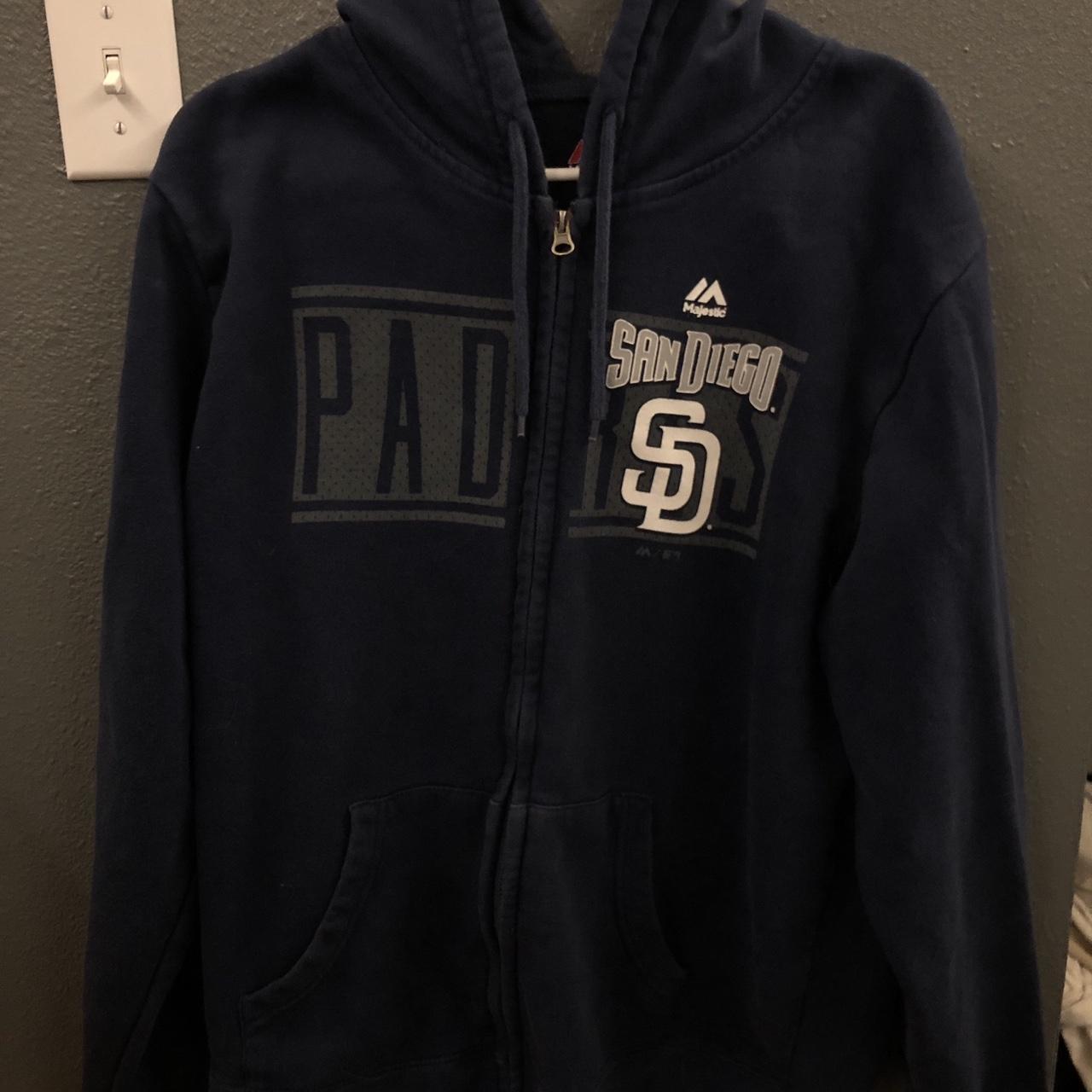 Padres zip up Fits super nice, has no flaws and is... - Depop