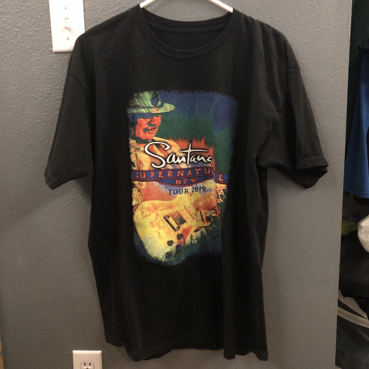 santana 2019 tour t shirts