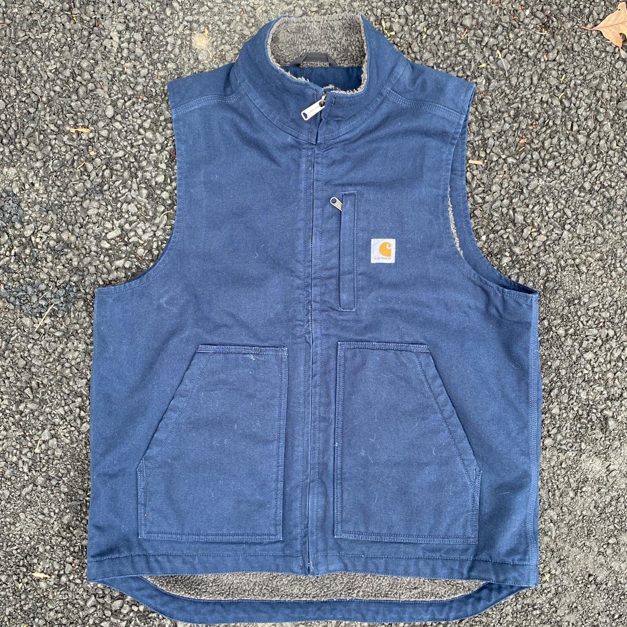 Carhartt vest 👕 Size: tagged M -📏 Measurements: ♻️... - Depop