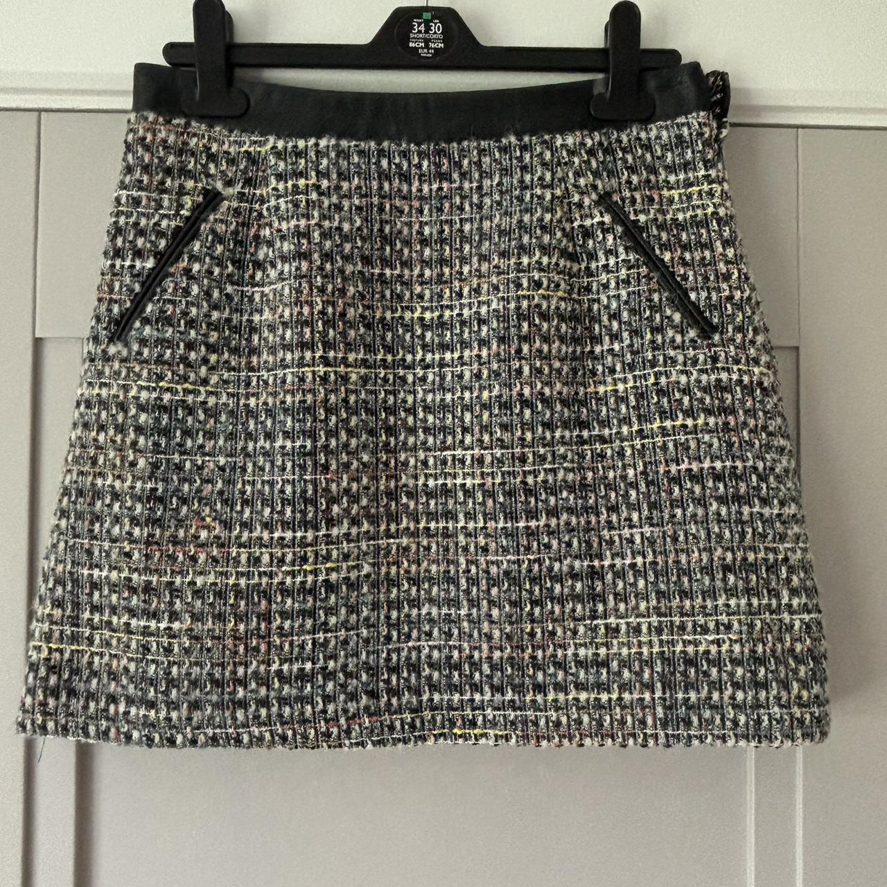 Warehouse tweed mini skirt hotsell