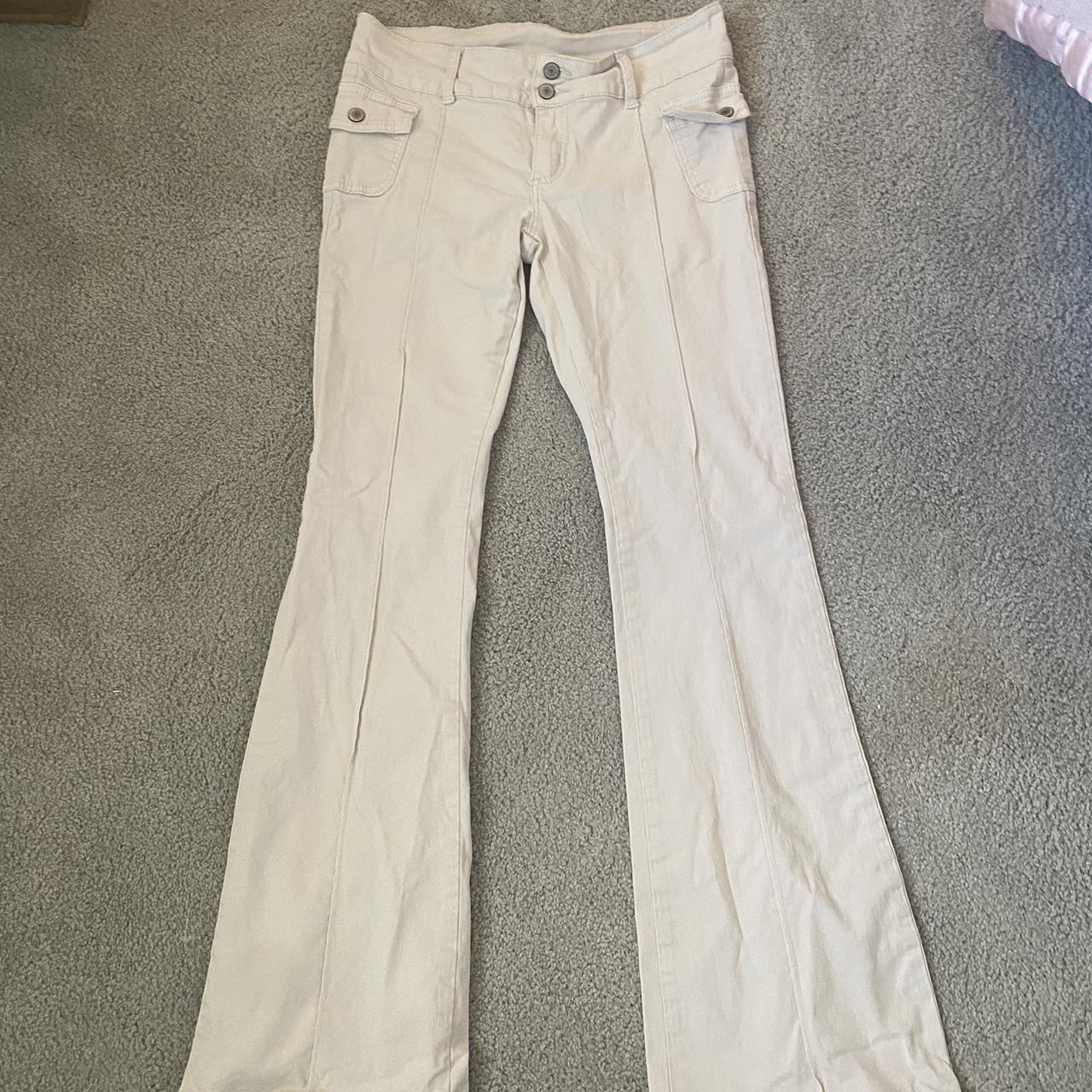 Agatha Pants Brandy Melville Low Rise Flared Depop