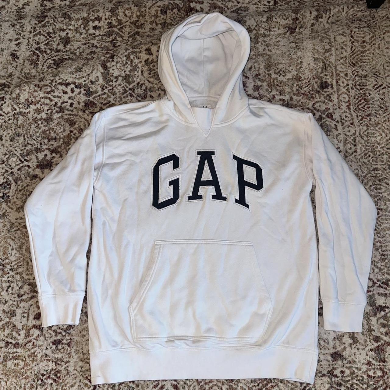 White gap hoodie sale