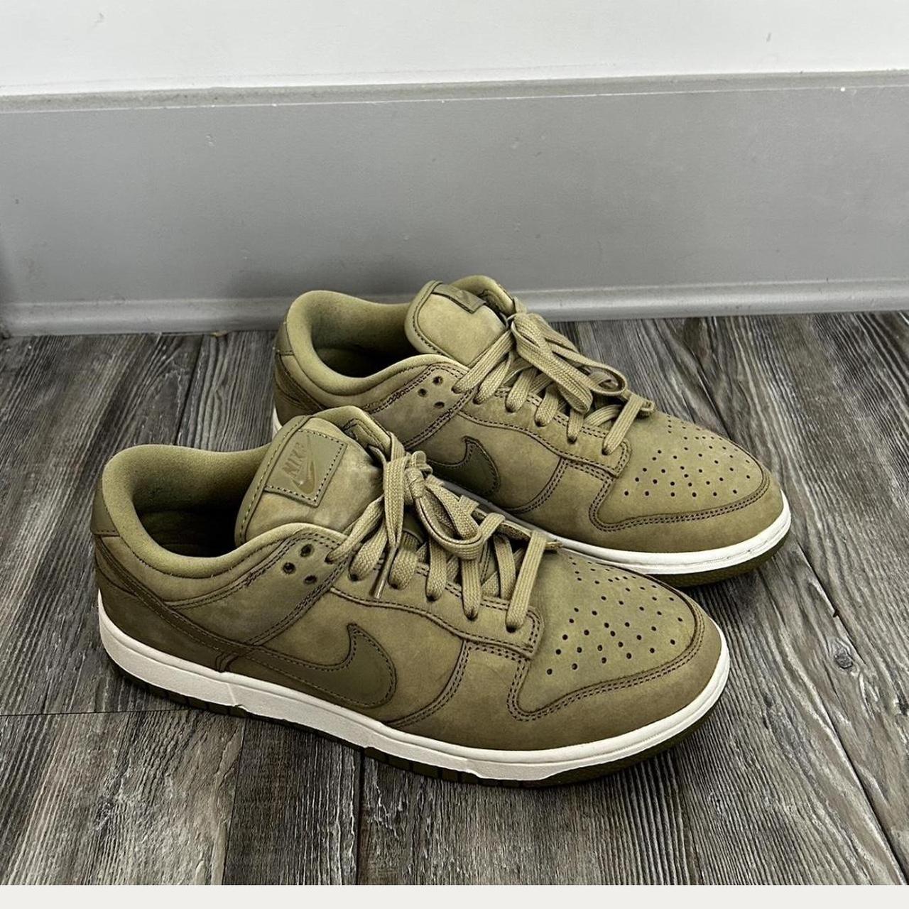 khaki green sneakers