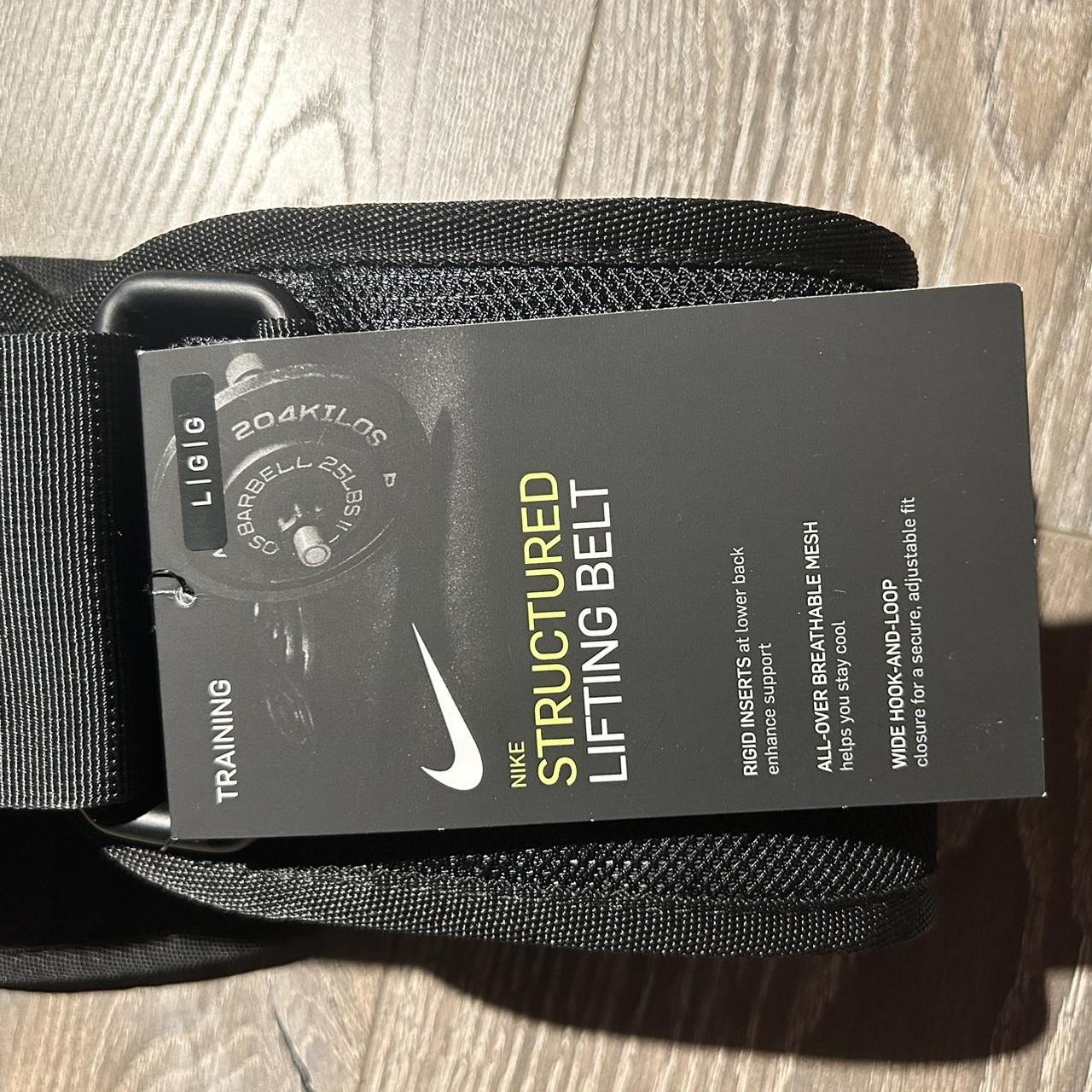 nike structured lifting belt