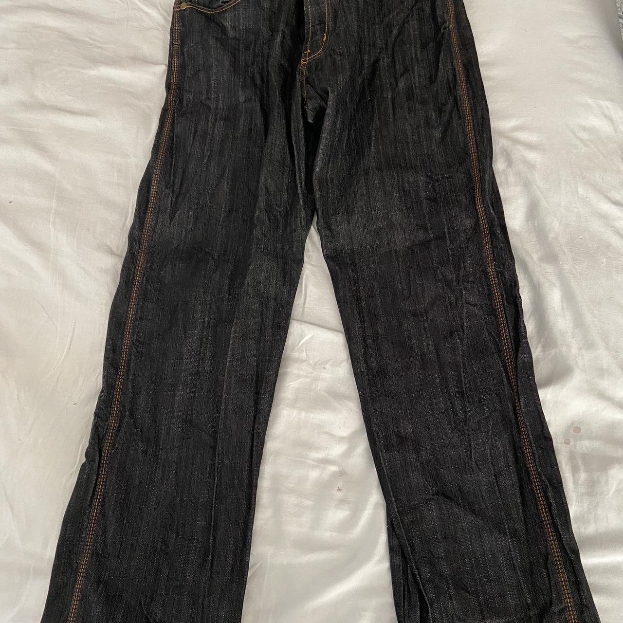 baggy black jeans, jesse pinkman styled jeans. 38x34 - Depop
