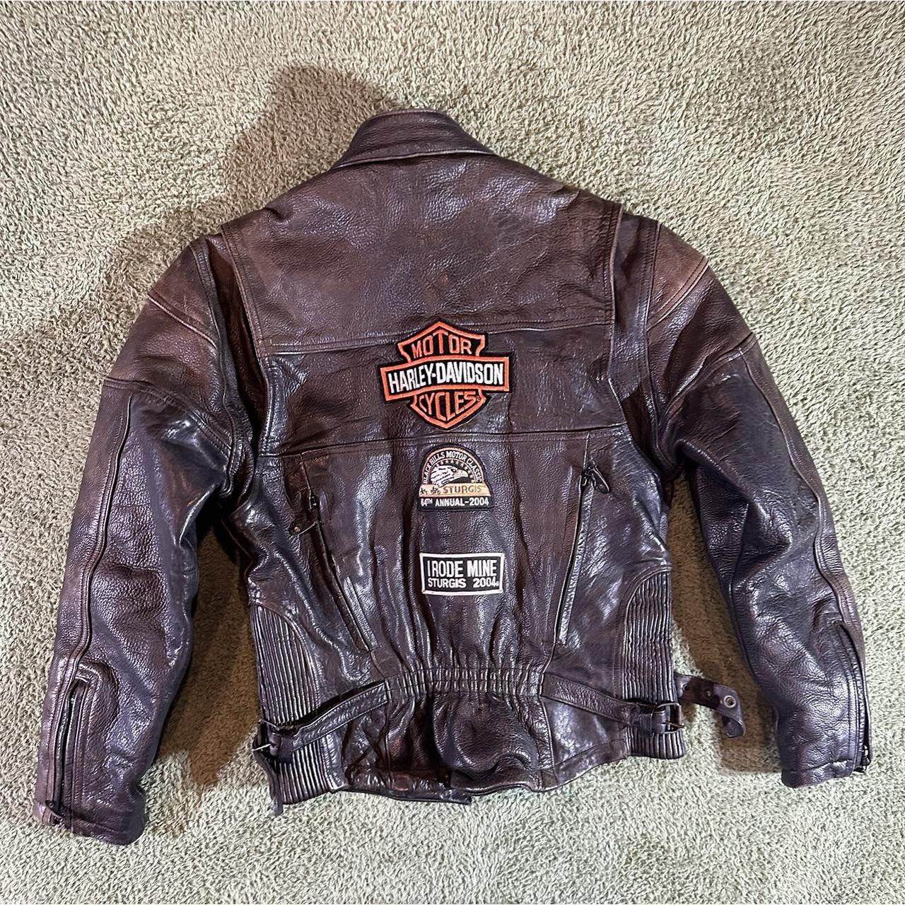 Genuine Leather Vintage Hudson leather jacket Depop