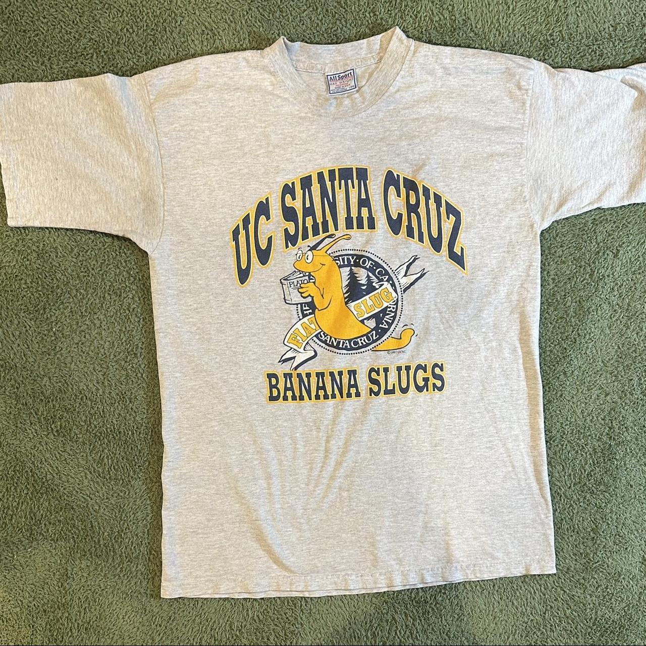 Vintage 1997 UCSC Banana slugs shirt Size L Great... - Depop