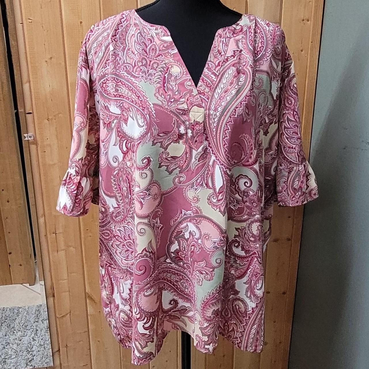 Ruby Rd. Women's Blouse - Pink/Multi - M – Ruby R… - image 1