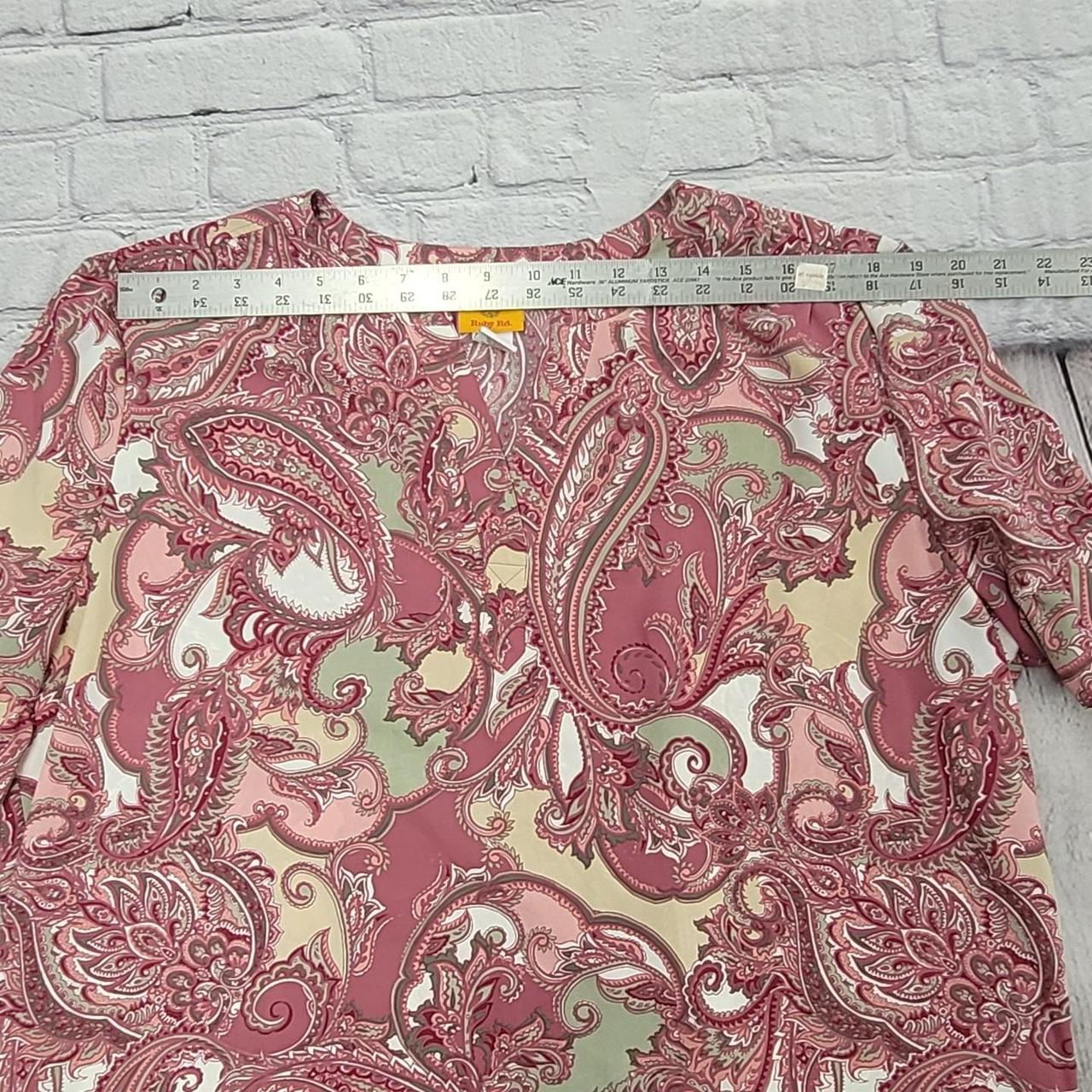 Ruby Rd. Women's Blouse - Pink/Multi - M – Ruby R… - image 6