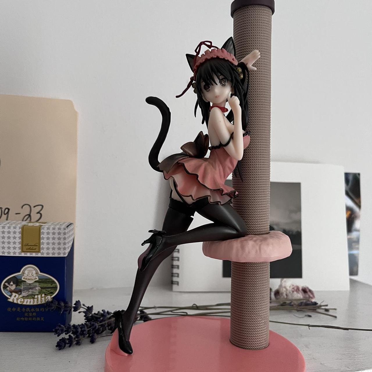 anime figure neko cat girl 🤍🌐💅🏼 Tokisaki kurumi... - Depop