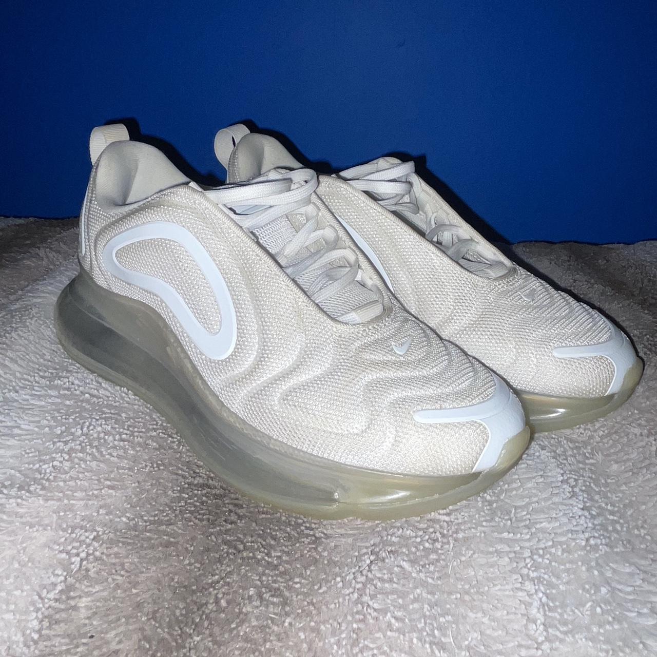 -White Nike 720's -In immaculate condition like... - Depop