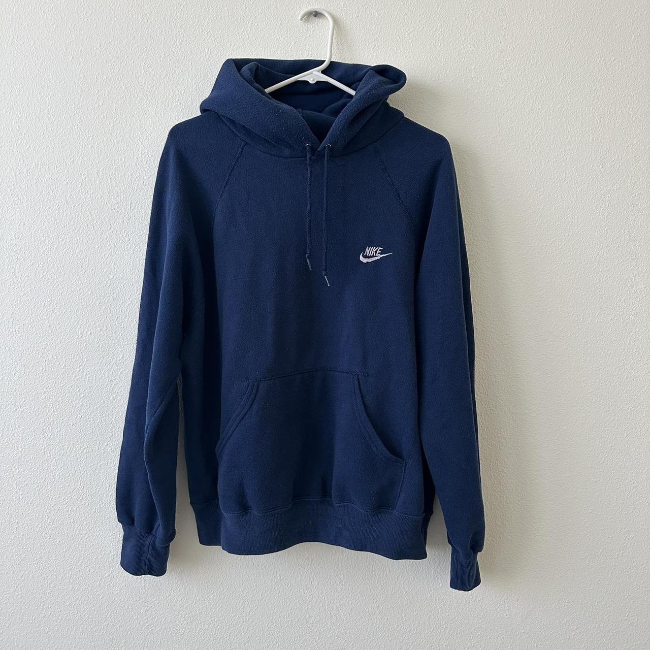 Vintage 90s Nike Center swoosh middle check hoodie | Depop
