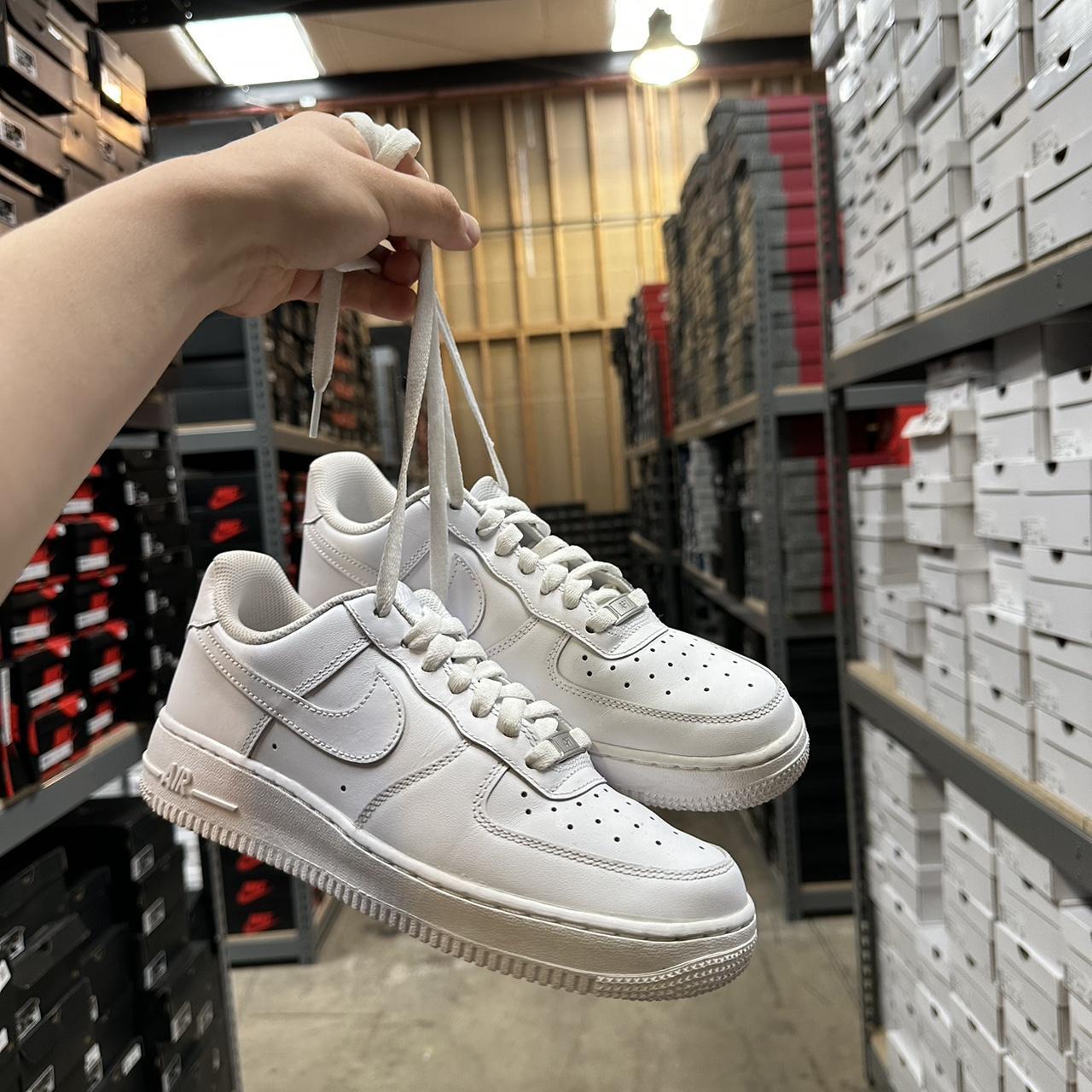 Womens white air on sale force 1 size 8