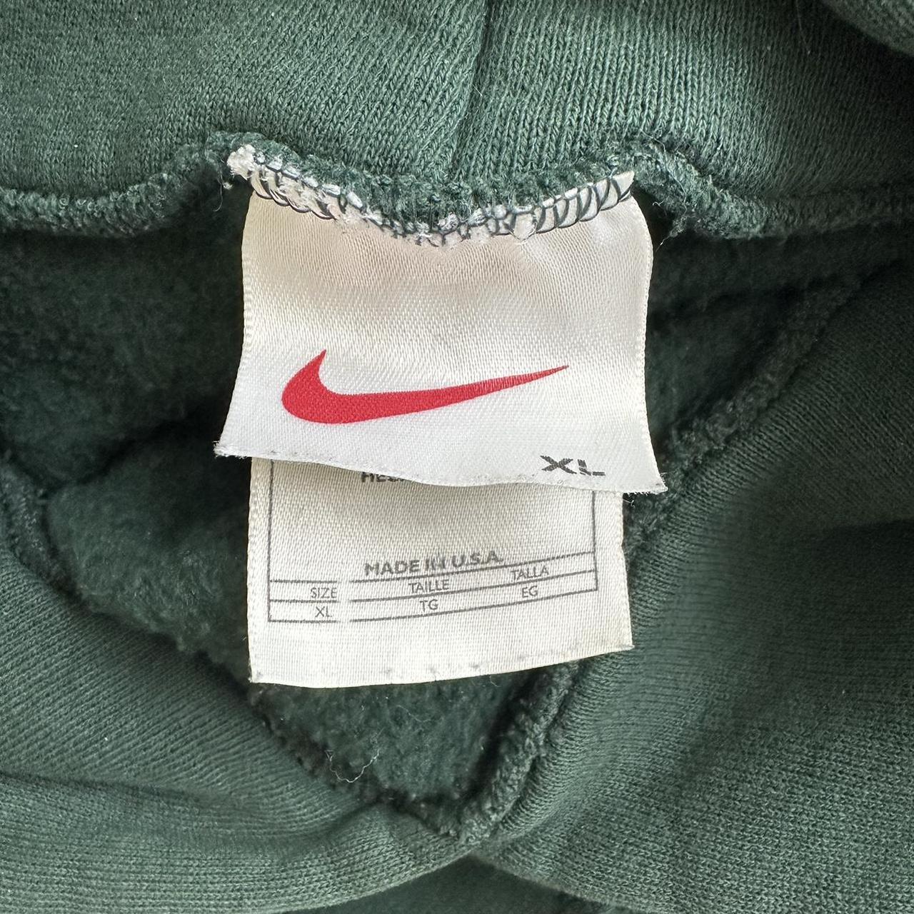 Vintage 90s Nike Center swoosh middle check hoodie | Depop
