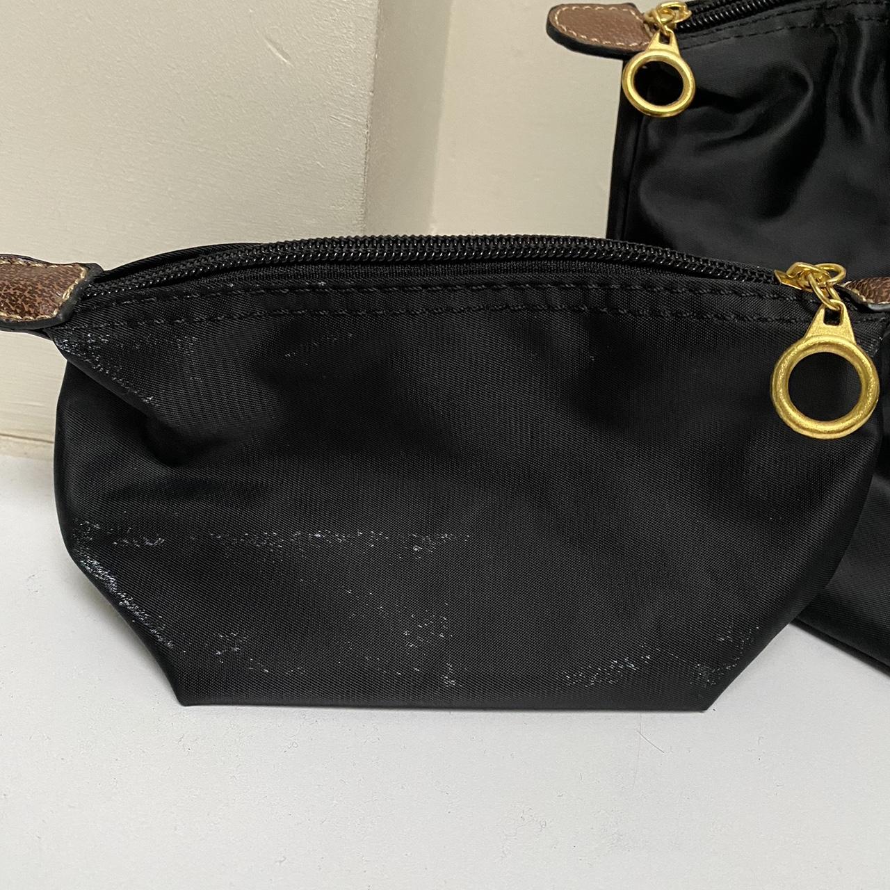 Longchamp dupe. Black / brown handbag and matching... Depop