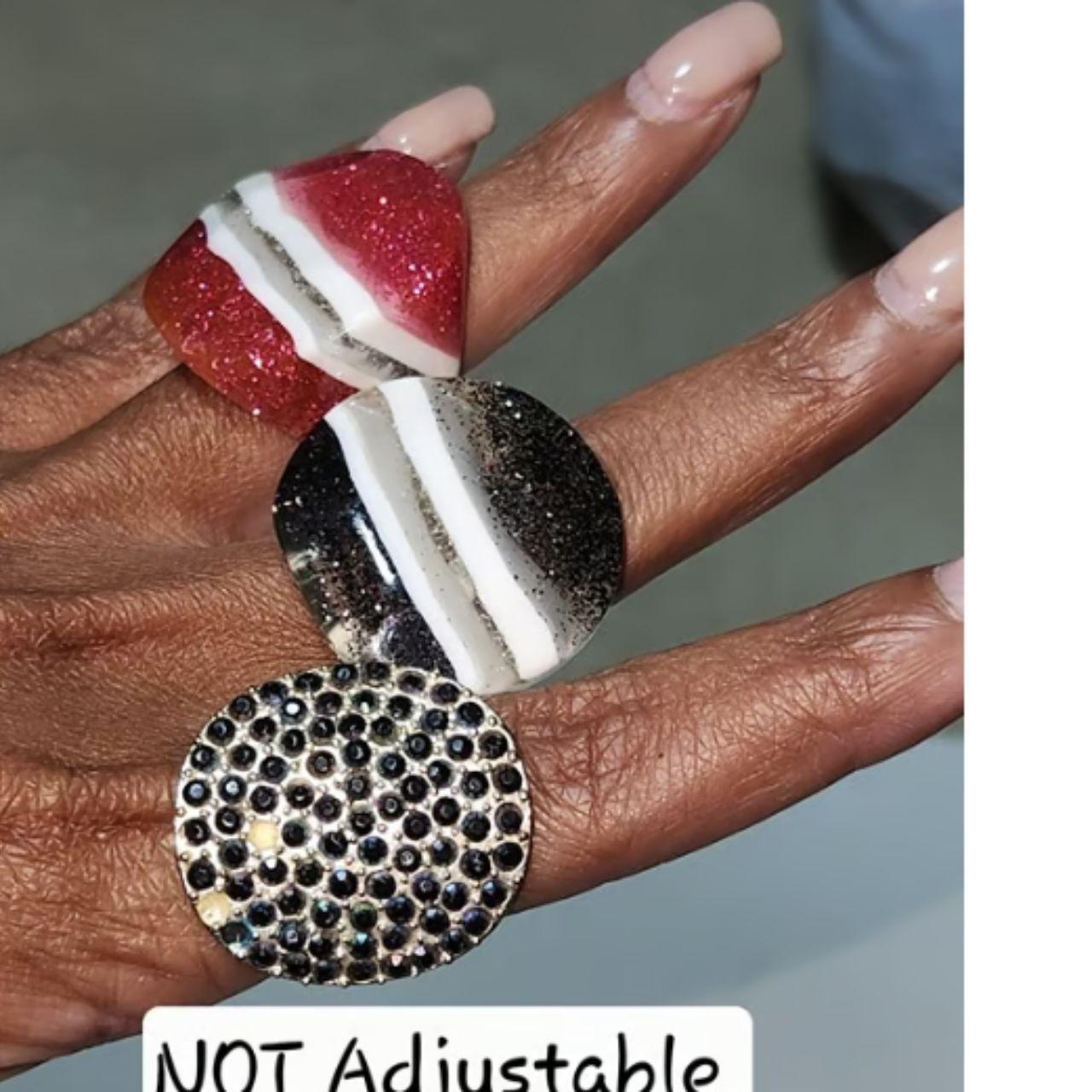 Women's Ring - Multi – 11 Adjustable Ring Bundle … - image 7