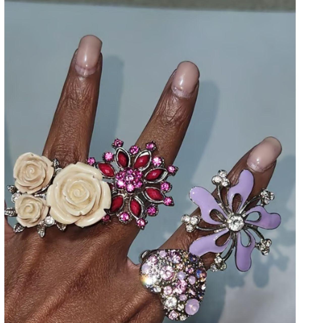 Women's Ring - Multi – 11 Adjustable Ring Bundle … - image 2