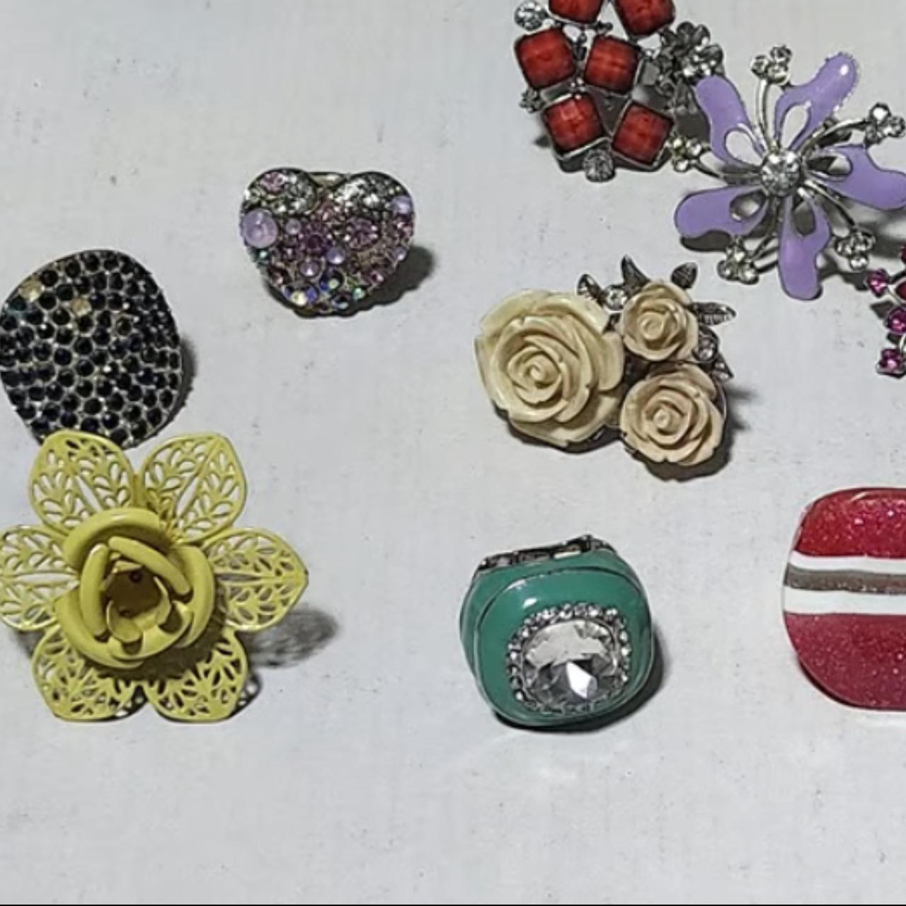 Women's Ring - Multi – 11 Adjustable Ring Bundle … - image 4