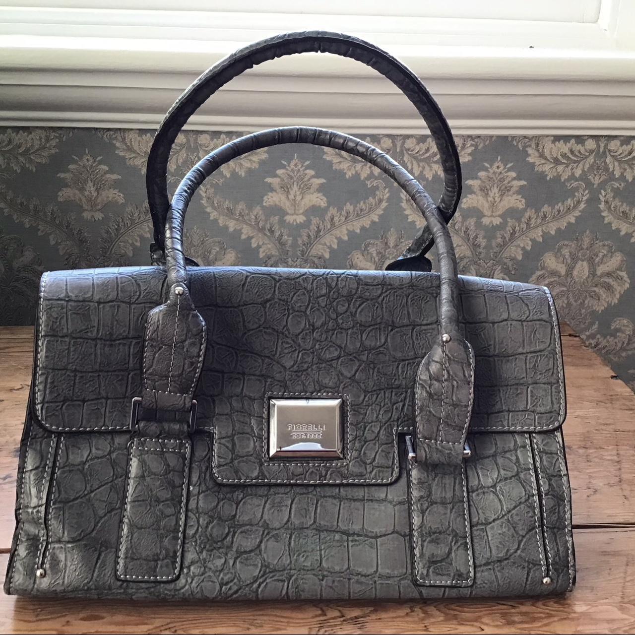 Fiorelli Large Grey Croc Effect Handbag. The bag... Depop