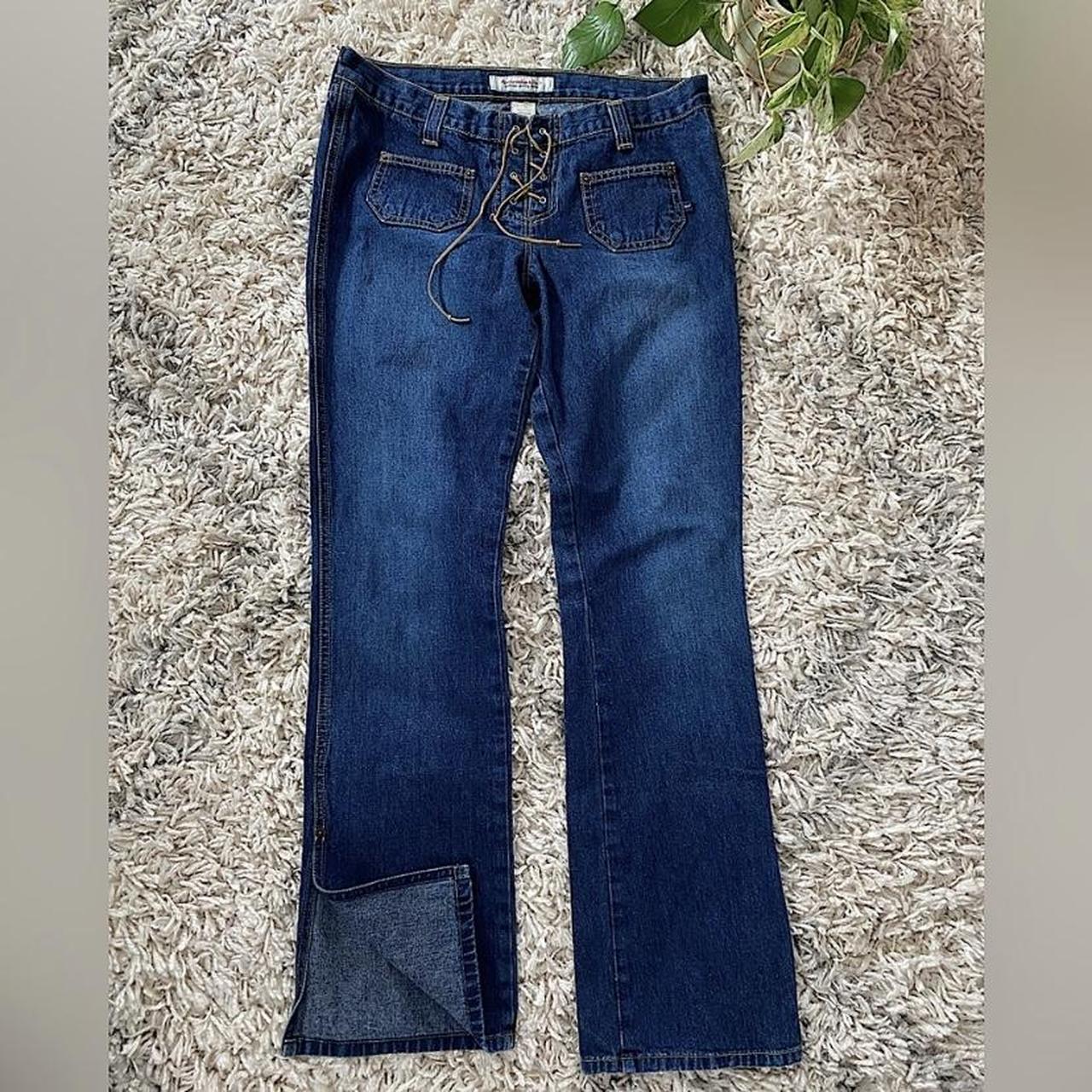 Vintage Abercrombie & Fitch Low Rise Flare Jeans - Depop