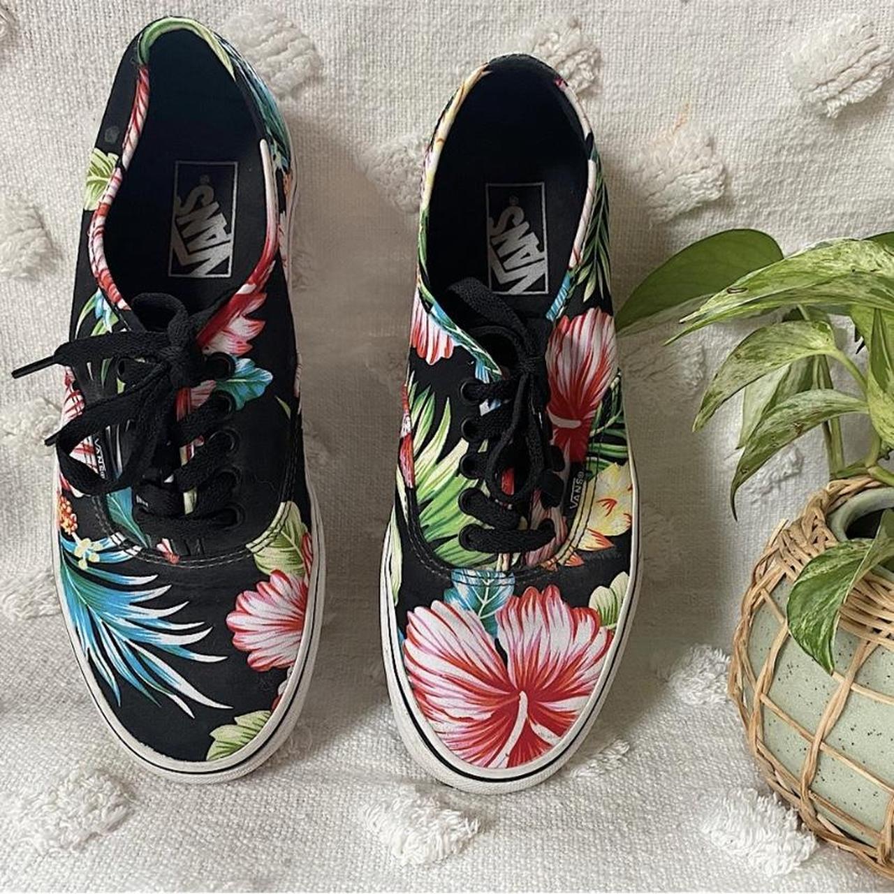 Hawaiian floral hot sale vans mens