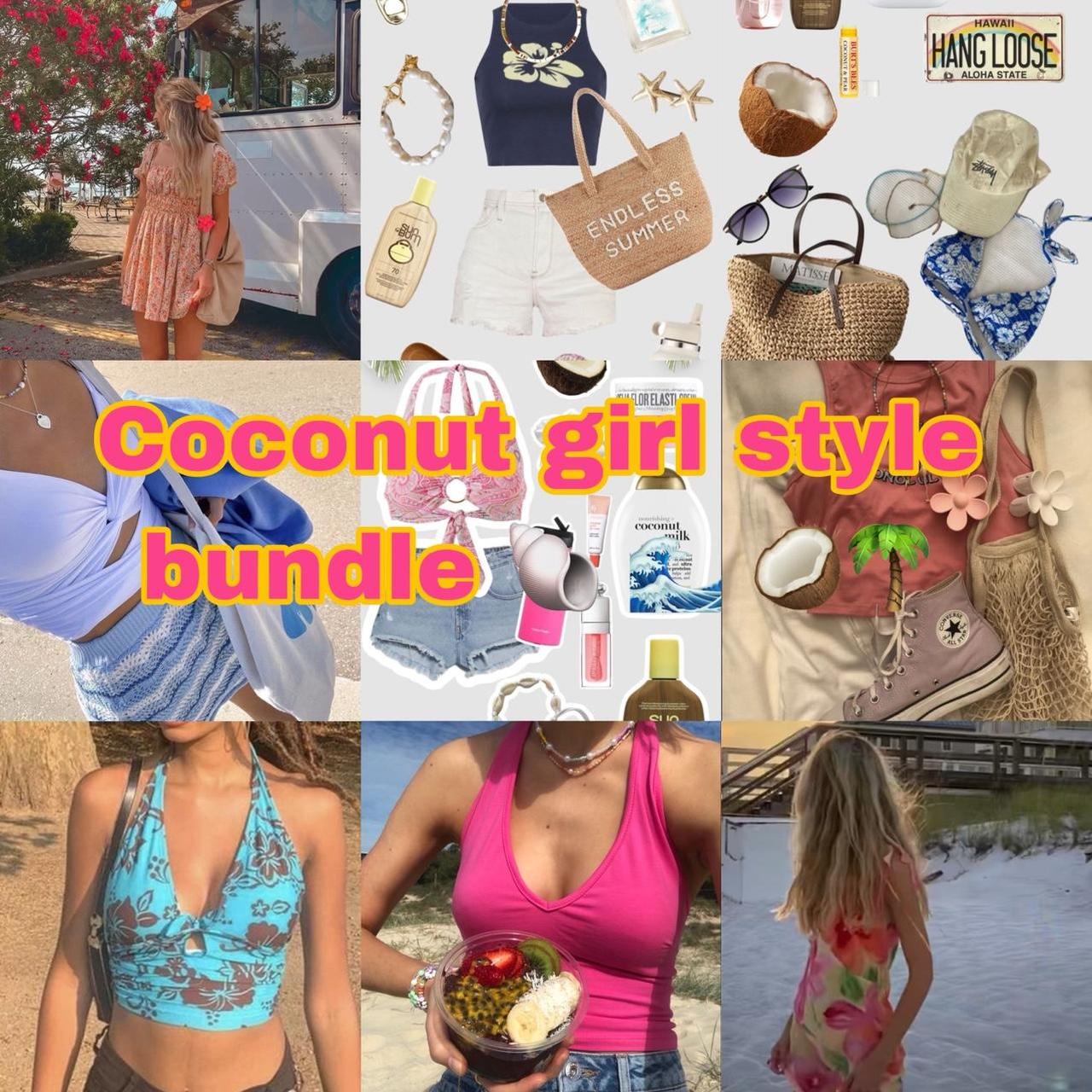 🥥COCONUT GIRL STYLE BUNDLE🥥 Enjoy a great summer... - Depop