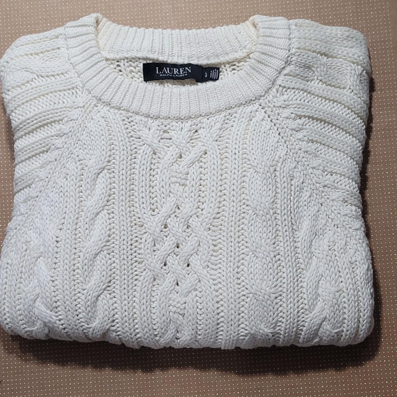 Beautiful ralph lauren knitted jumper in like new... - Depop