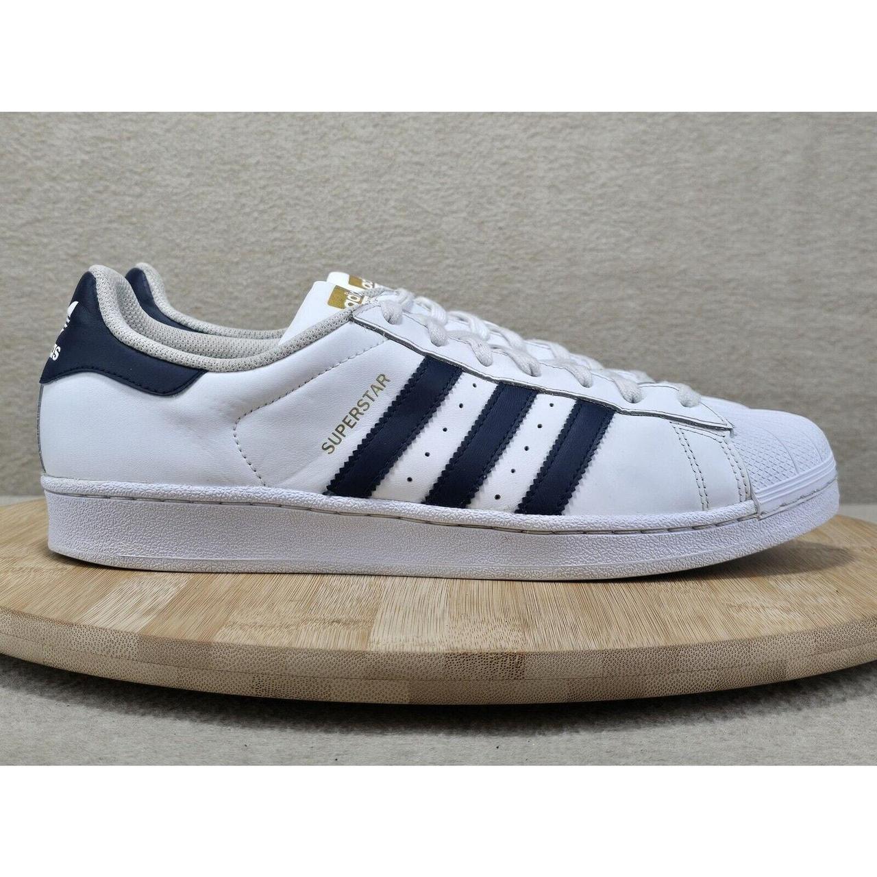 adidas Superstar Foundation White Navy Men s Size 10. Depop