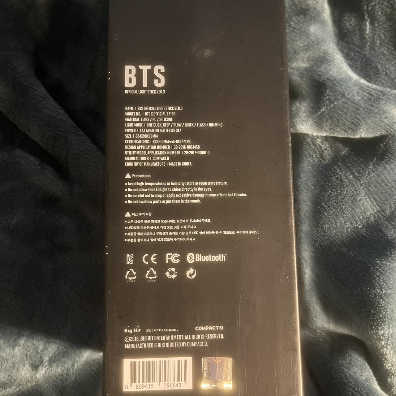 BTS V.3 LIGHTSTICK ️ Box has some knicks and... - Depop