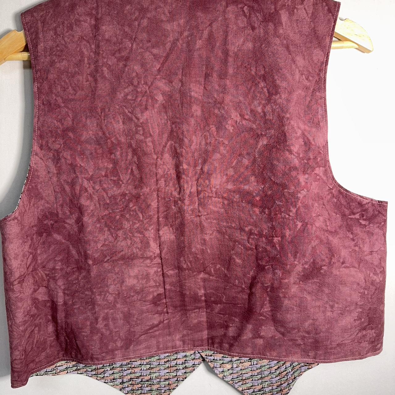 Women's Vest - Multi - M – Boho Patchwork Embroid… - image 5