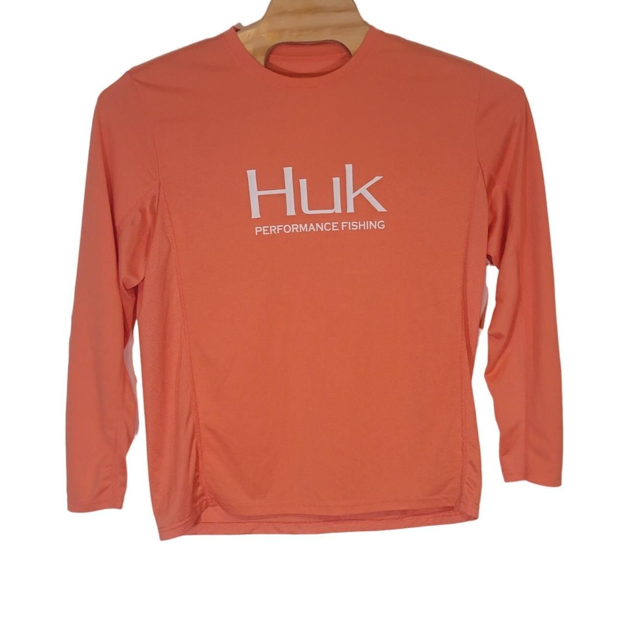 Features • Huk Performance Fishing Shirt •... Depop