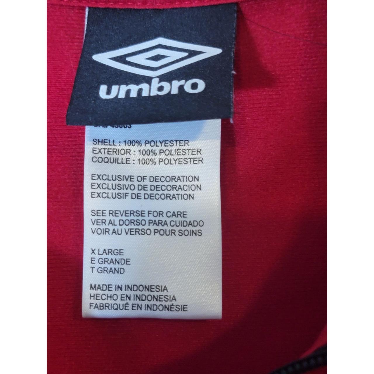 This Umbro Men's Soccer Warm Up Sweat Jacket is a... Depop