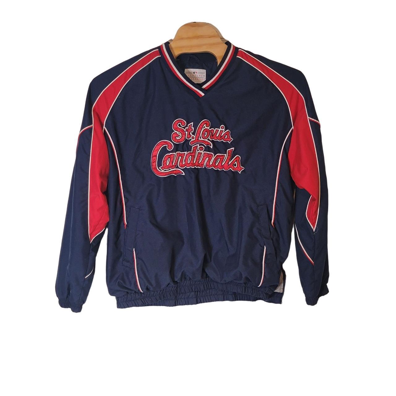 Red jacket hot sale cardinals shirt